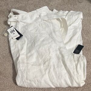 NWT Lauren Ralph Women’s White Pants